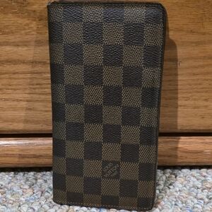 Louis Vuitton Damier Ebene Porte Valeurs Bifold Organizer Wallet